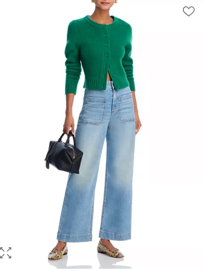 Nwt Askk Ny Women’s Sailor High Rise Jeans In Water Street 30 Capsule Minimal